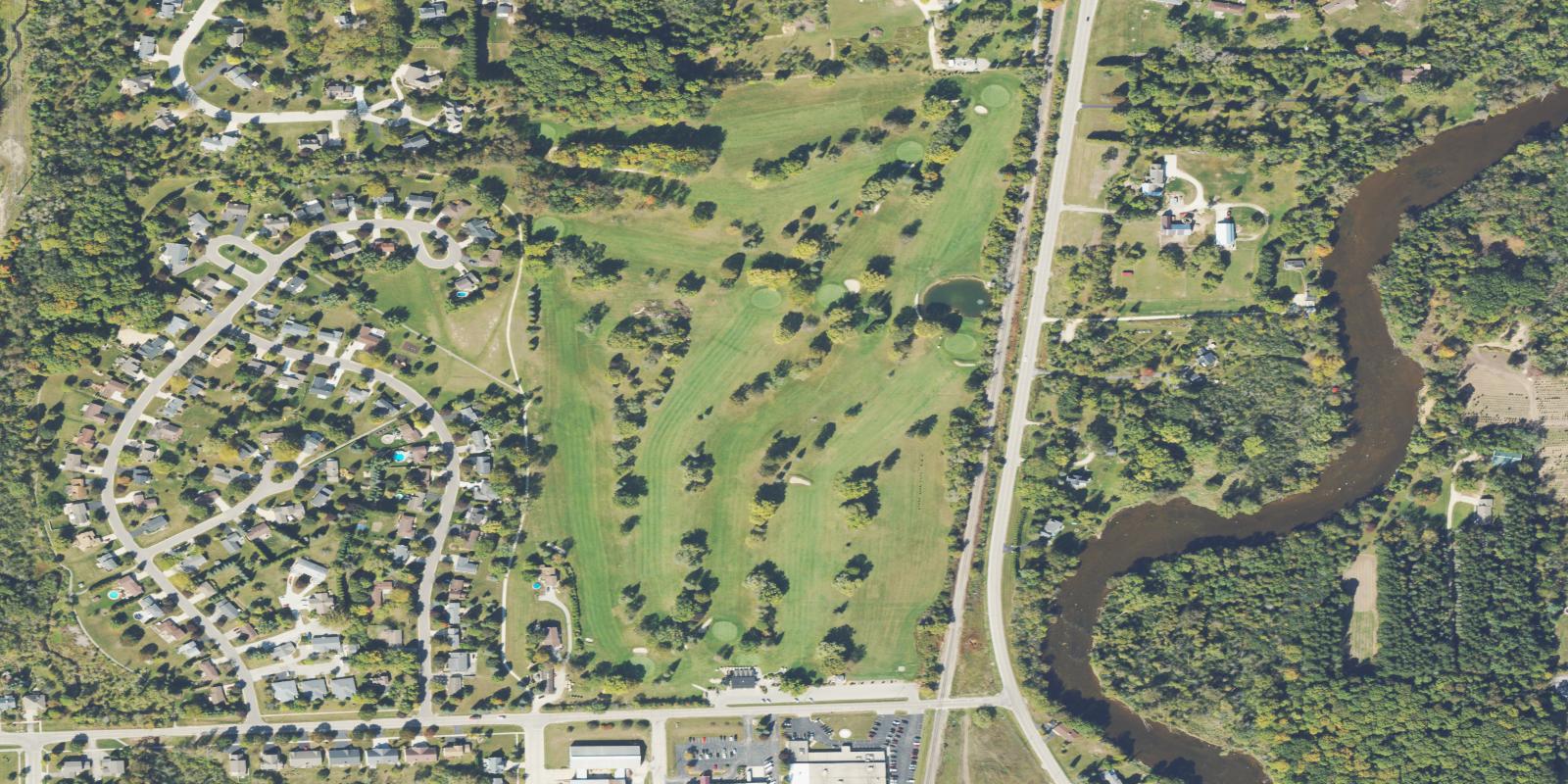 Satellite view of Edgewater Golf Club