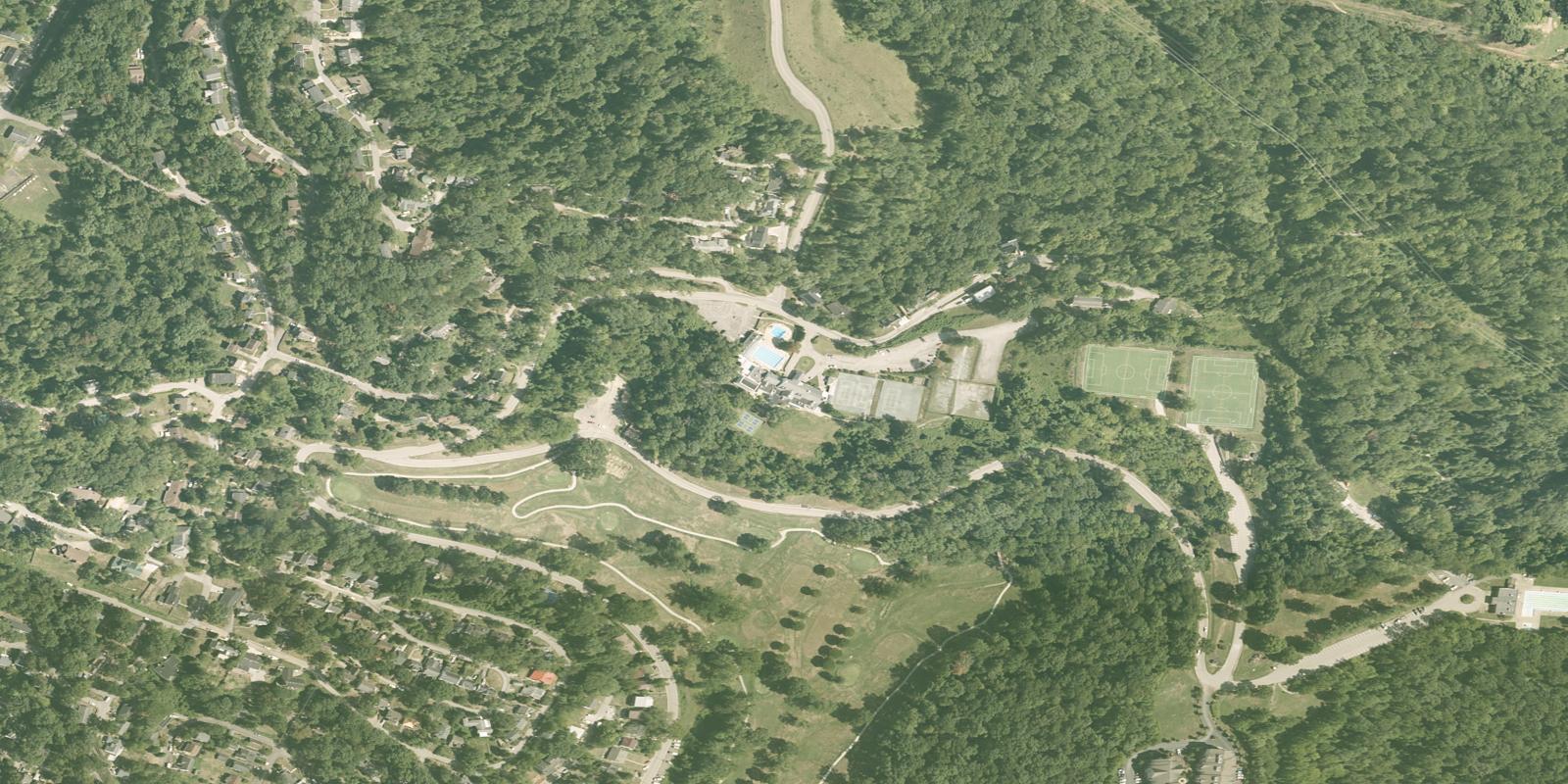 Satellite view of Edgewood Country Club