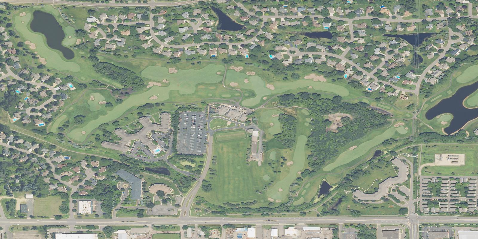 Satellite view of Edinburgh U.S.A.