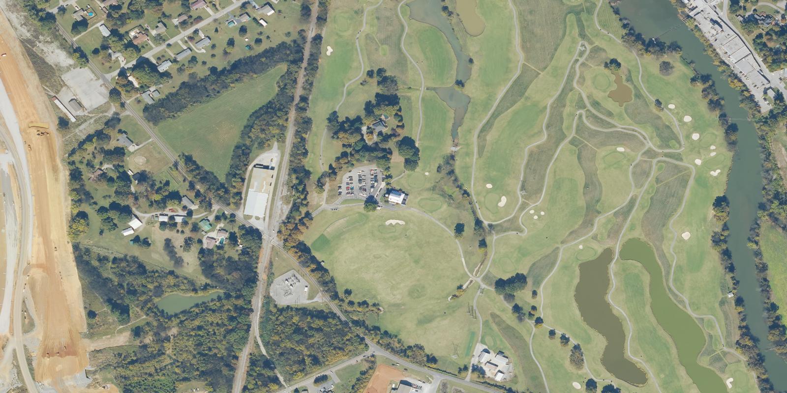 Satellite view of Egwani Farms Golf Course