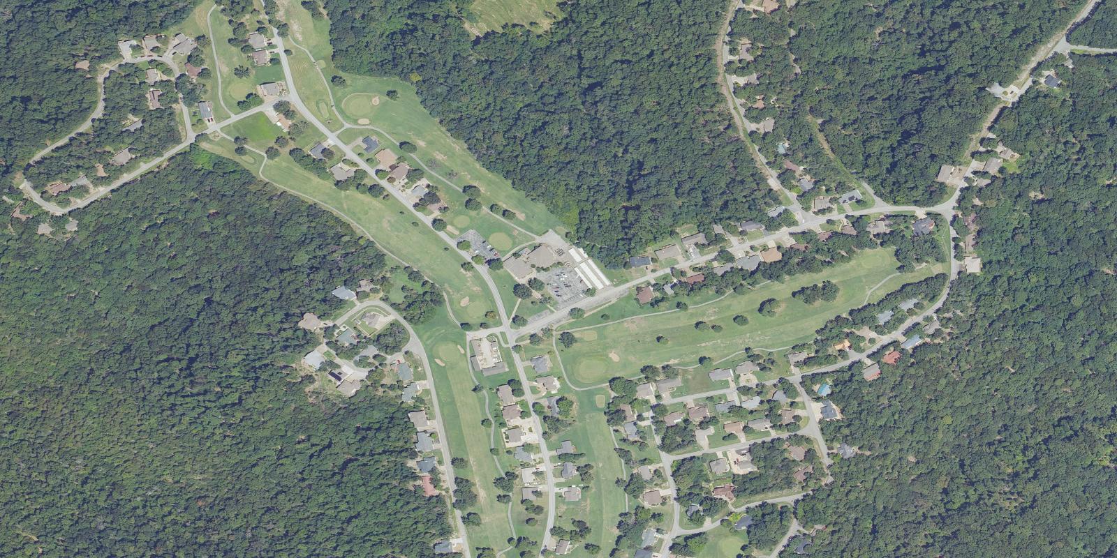 Satellite view of Eighteen Hole At Holiday Island Country Club