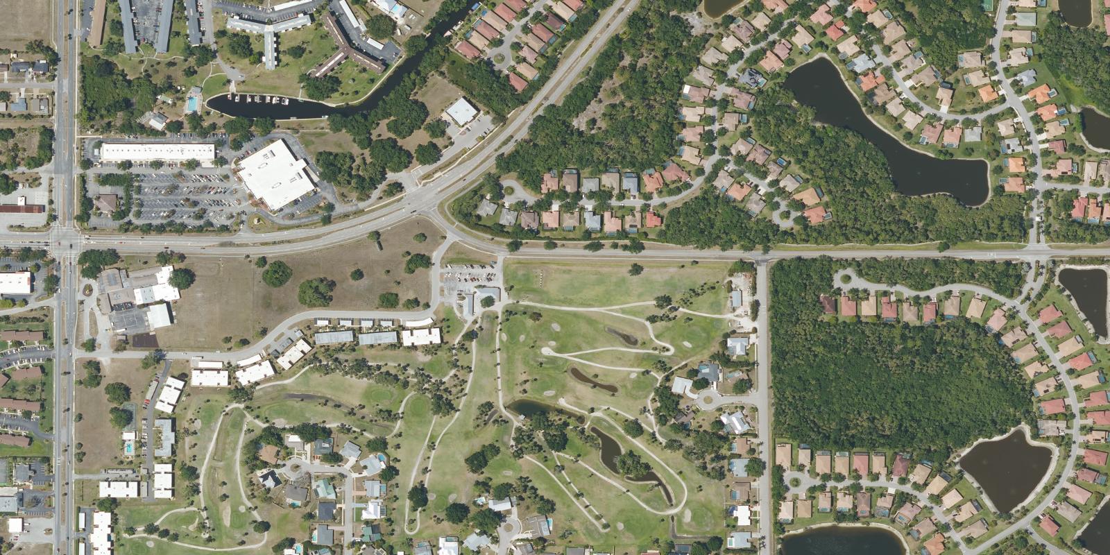 Satellite view of El Rio Golf Club