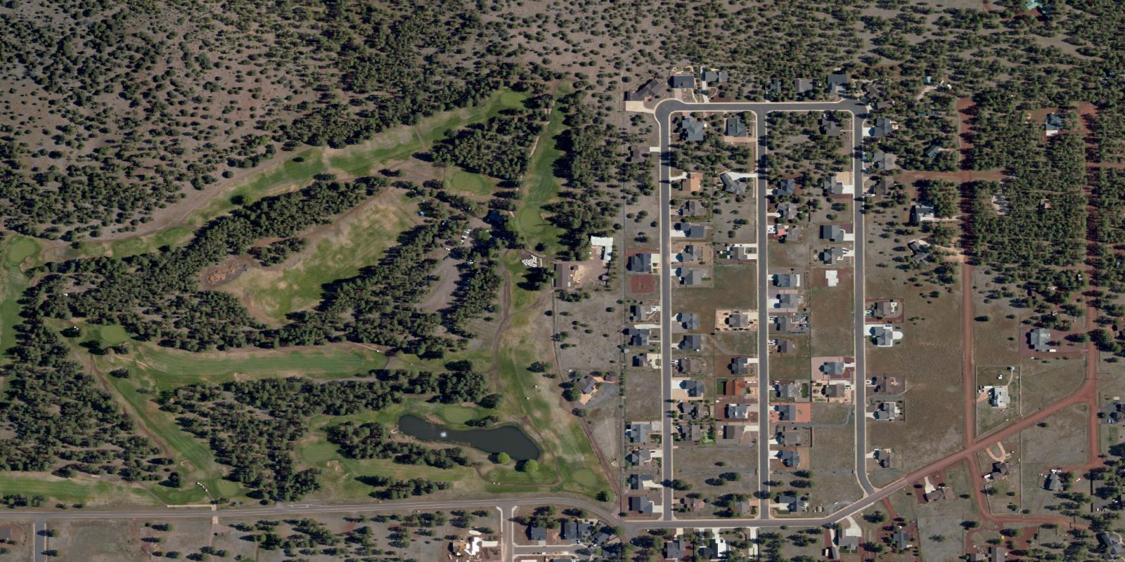 Satellite view of Elephant Rocks At Williams