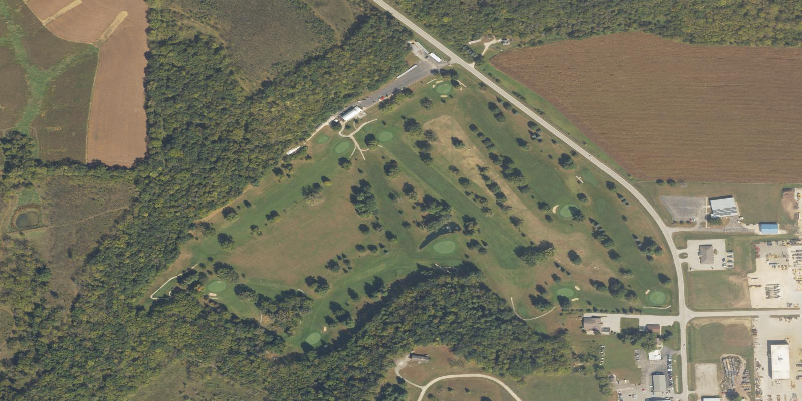 Satellite view of Elkader Golf and Country Club
