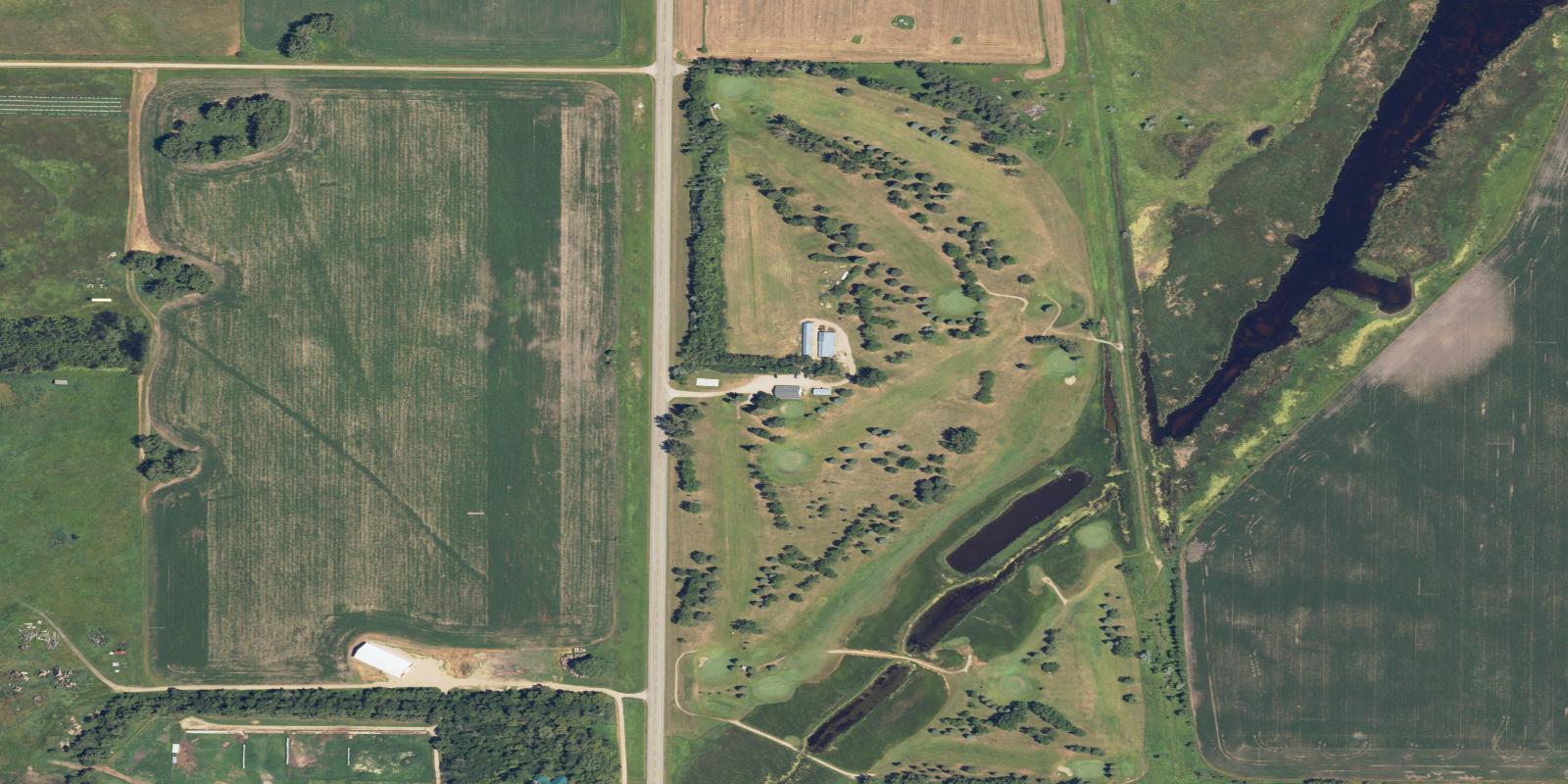Satellite view of Ellendale Country Club