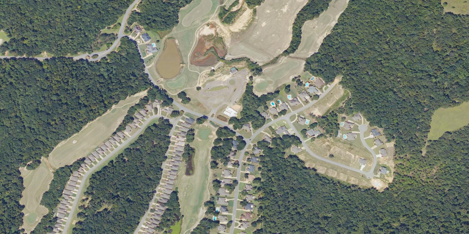 Satellite view of Emerald Mountain Golf Club