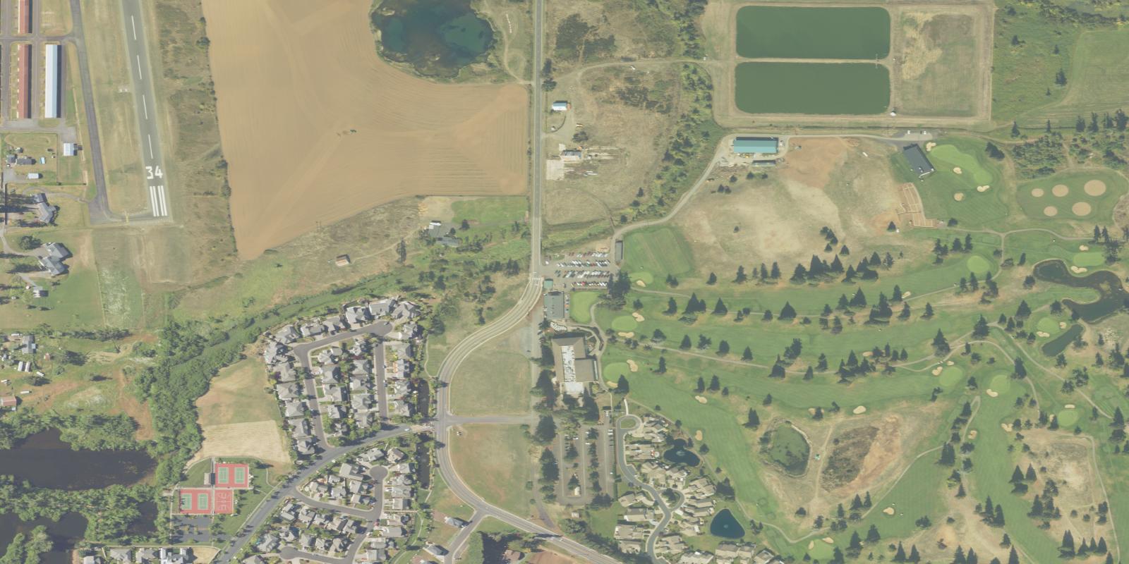 Satellite view of Emerald Valley Golf Course