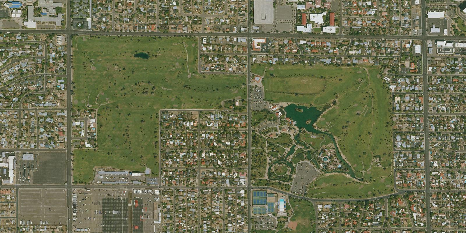 Satellite view of Encanto Nine Golf Course