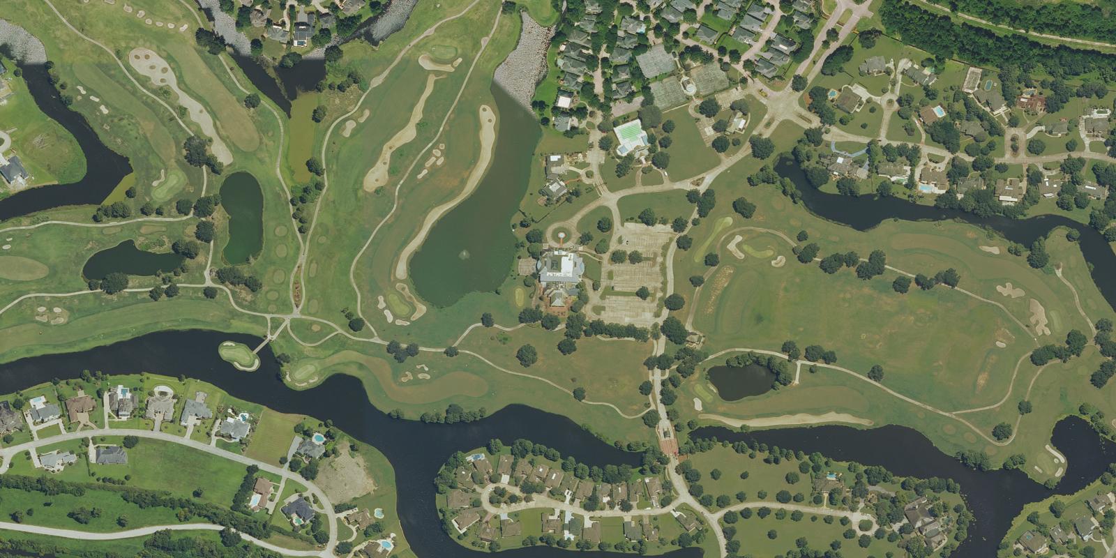 Satellite view of English Turn Golf & Country Club