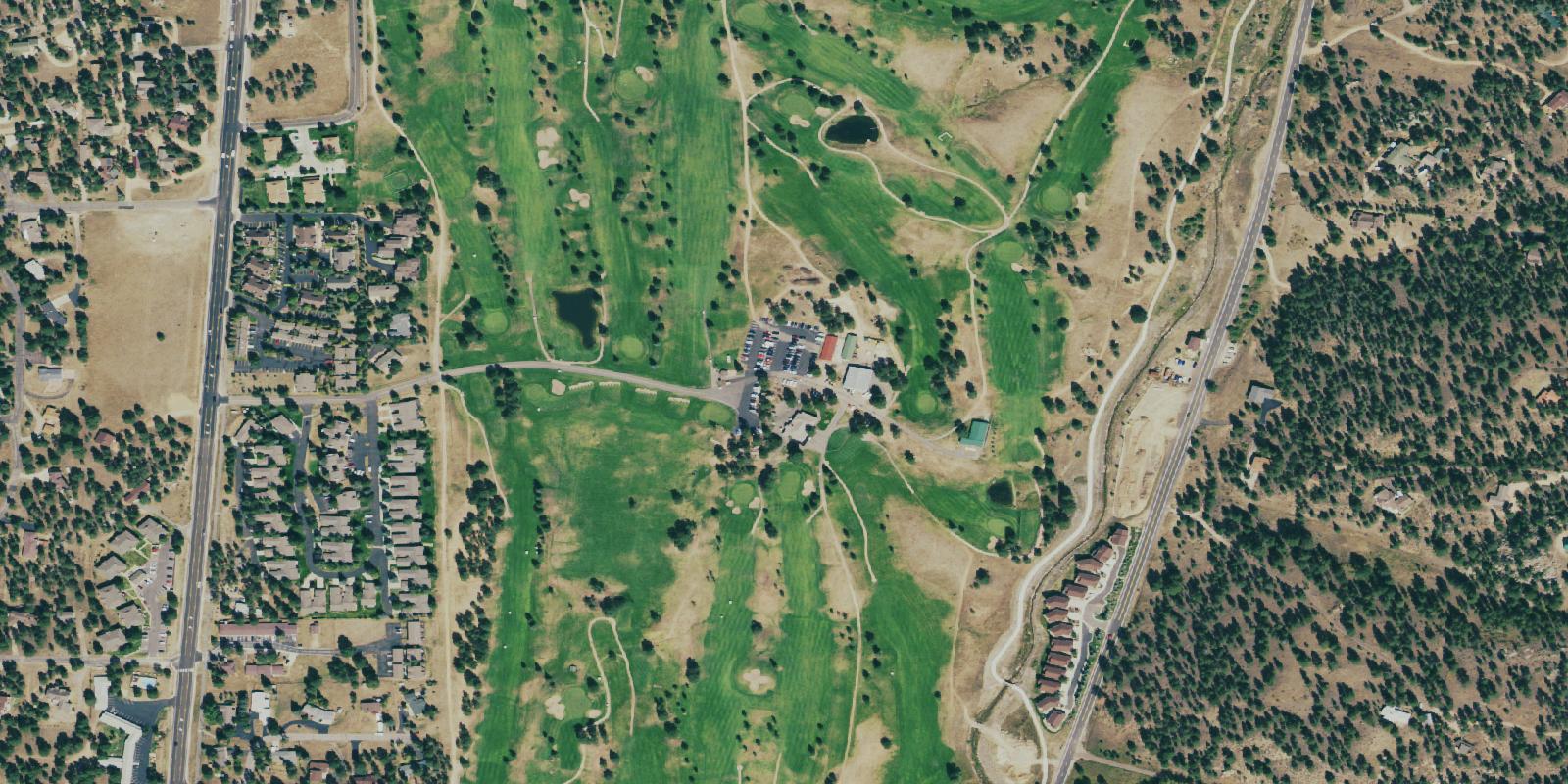 Satellite view of Estes Park Golf Course