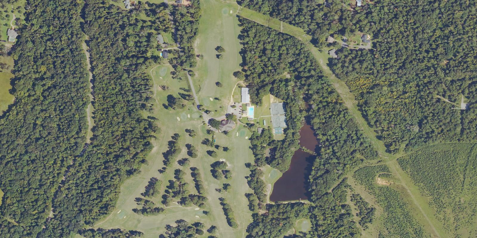 Satellite view of Eufaula Country Club