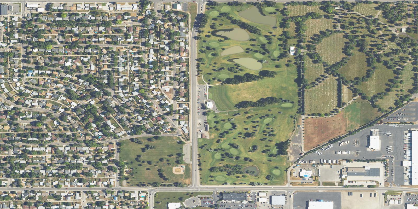 Satellite view of Exchange City Golf Course