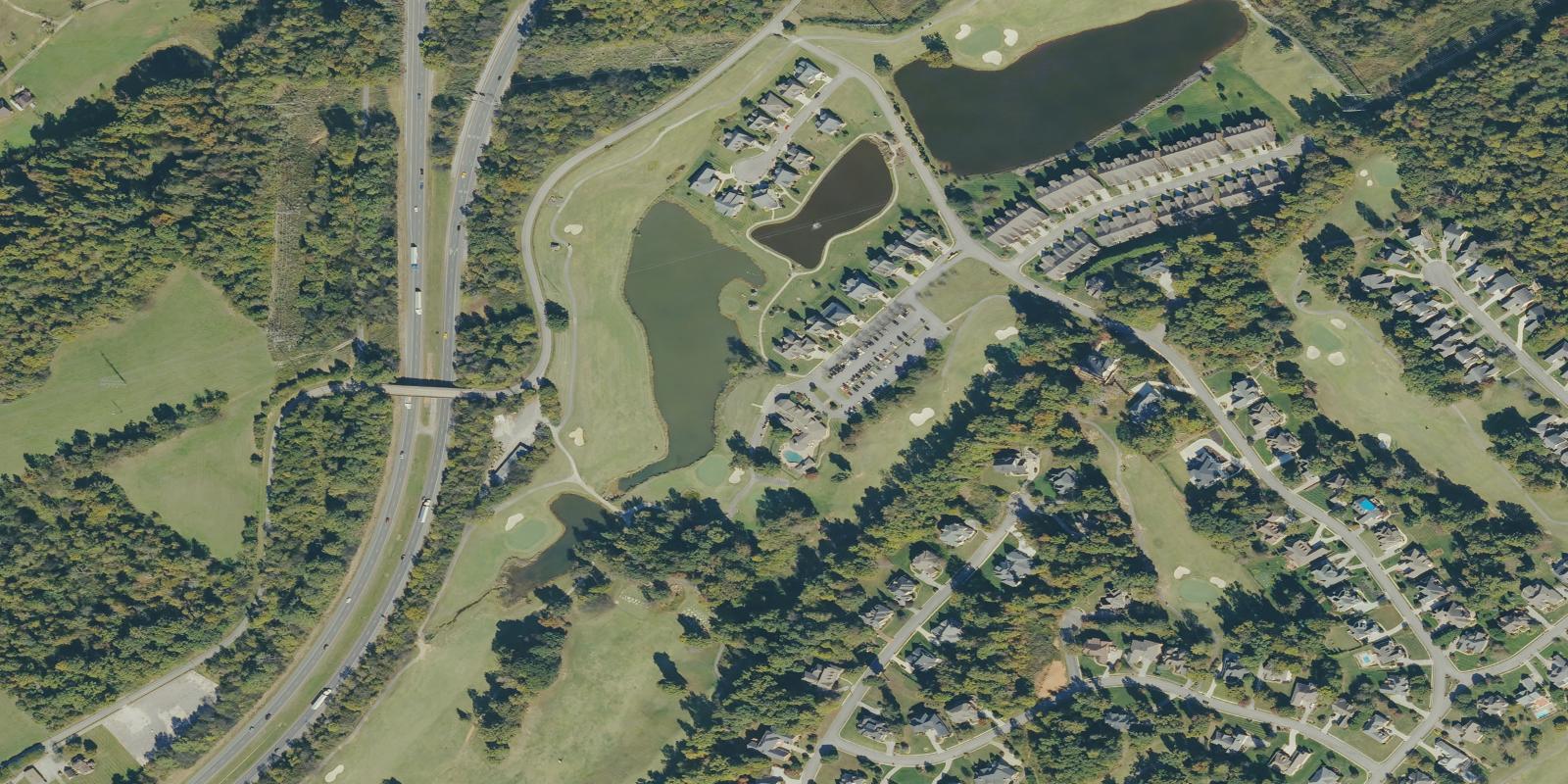 Satellite view of Executive Meadows