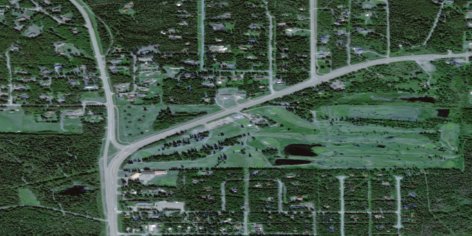 Satellite view of Fairbanks Golf and Country Club