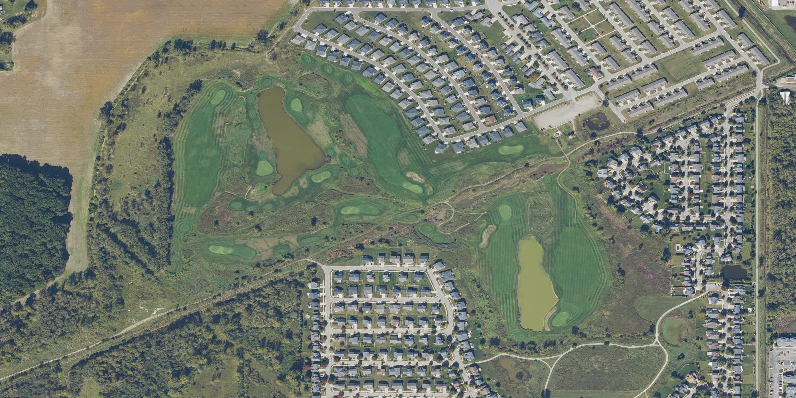 Satellite view of Falcon Golf Course