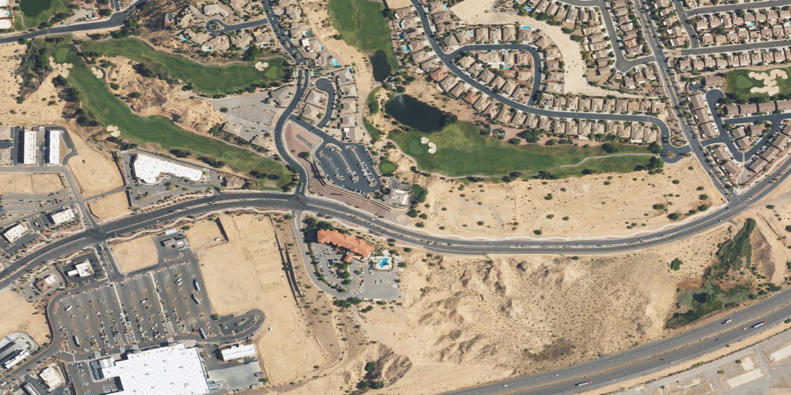 Satellite view of Falcon Ridge