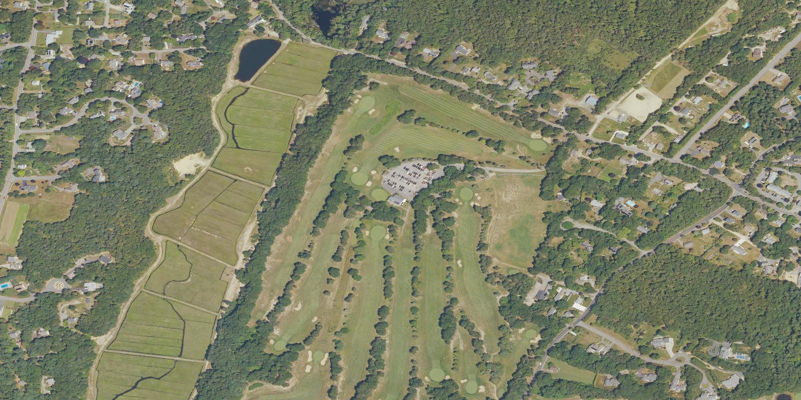 Satellite view of Falmouth Country Club Talon Course