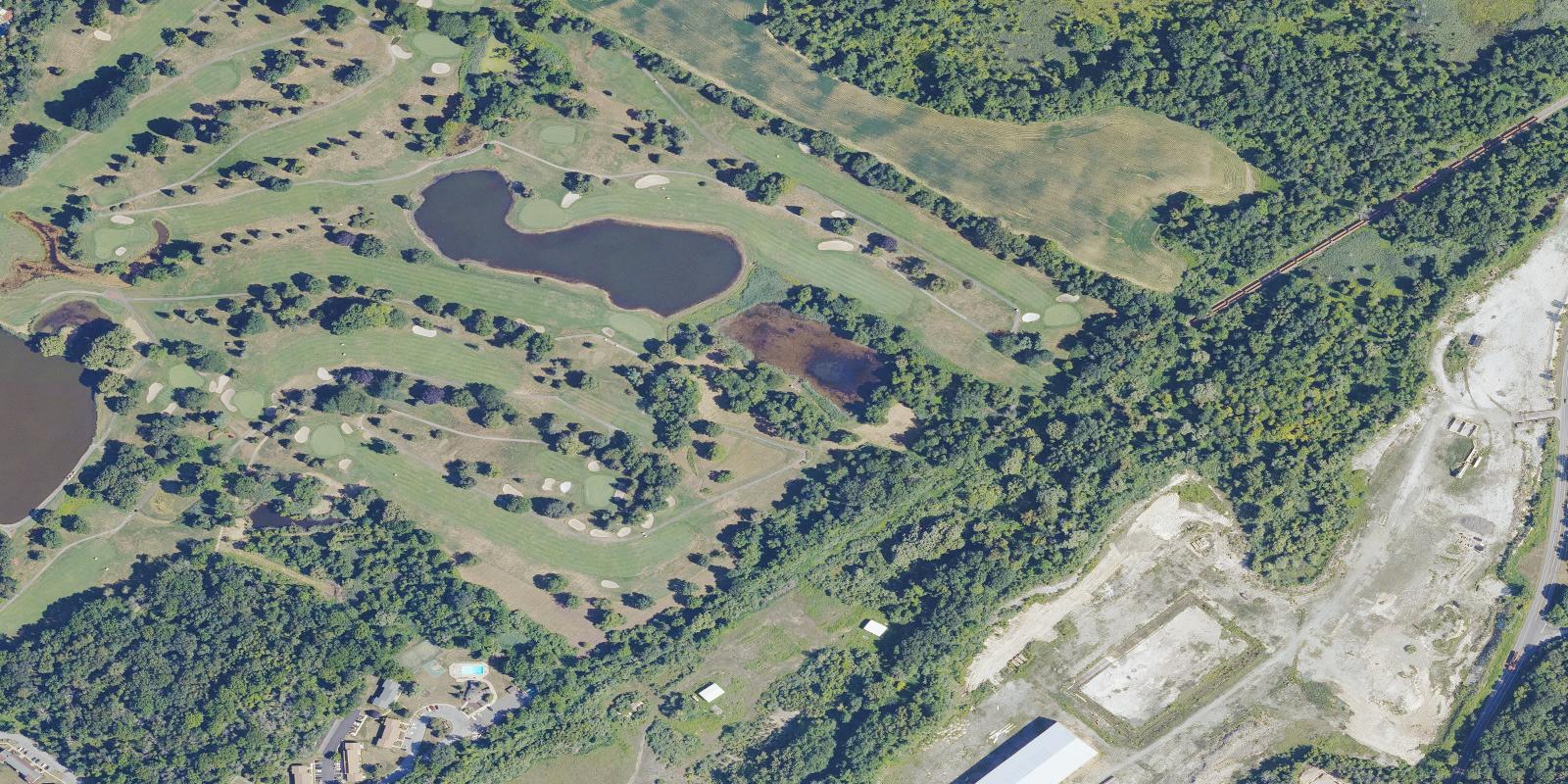 Satellite view of Farmstead Golf Country Club Valleyview Lakeview Course