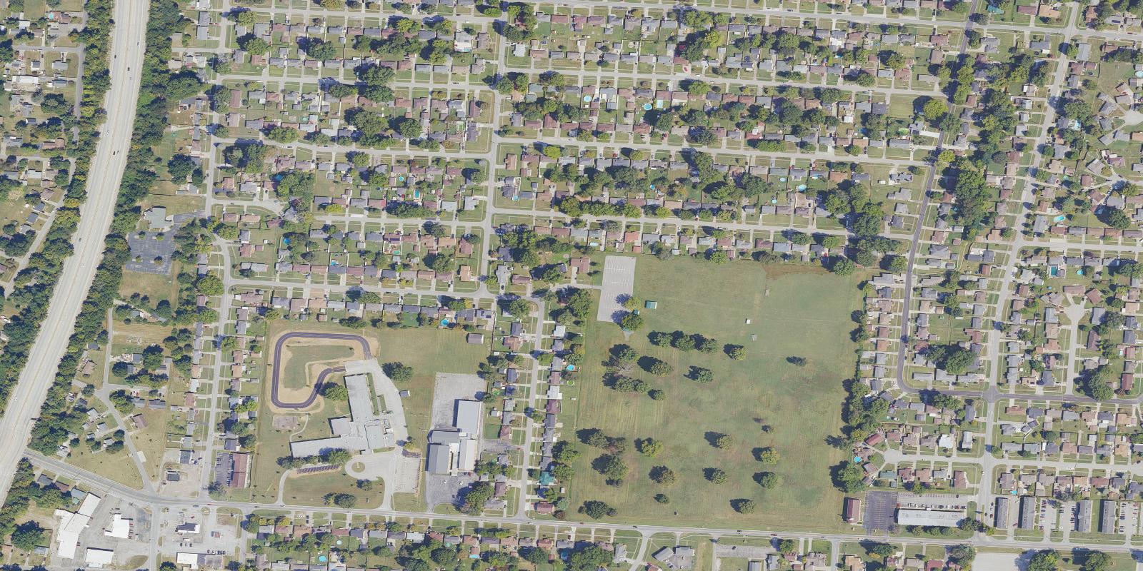 Satellite view of Farnsley Golf Course & Practice Facility