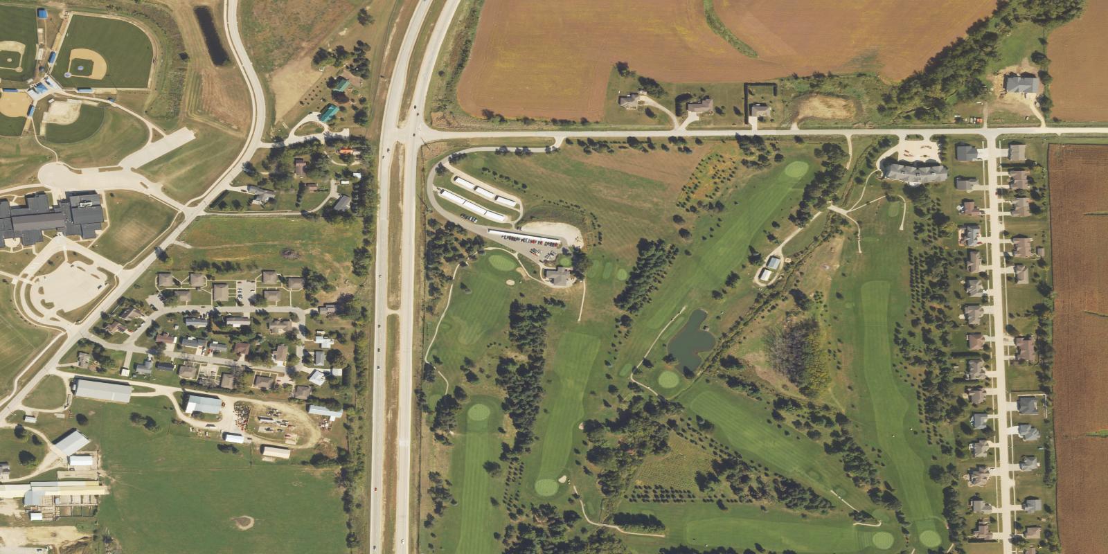 Satellite view of Fawn Creek Country Club