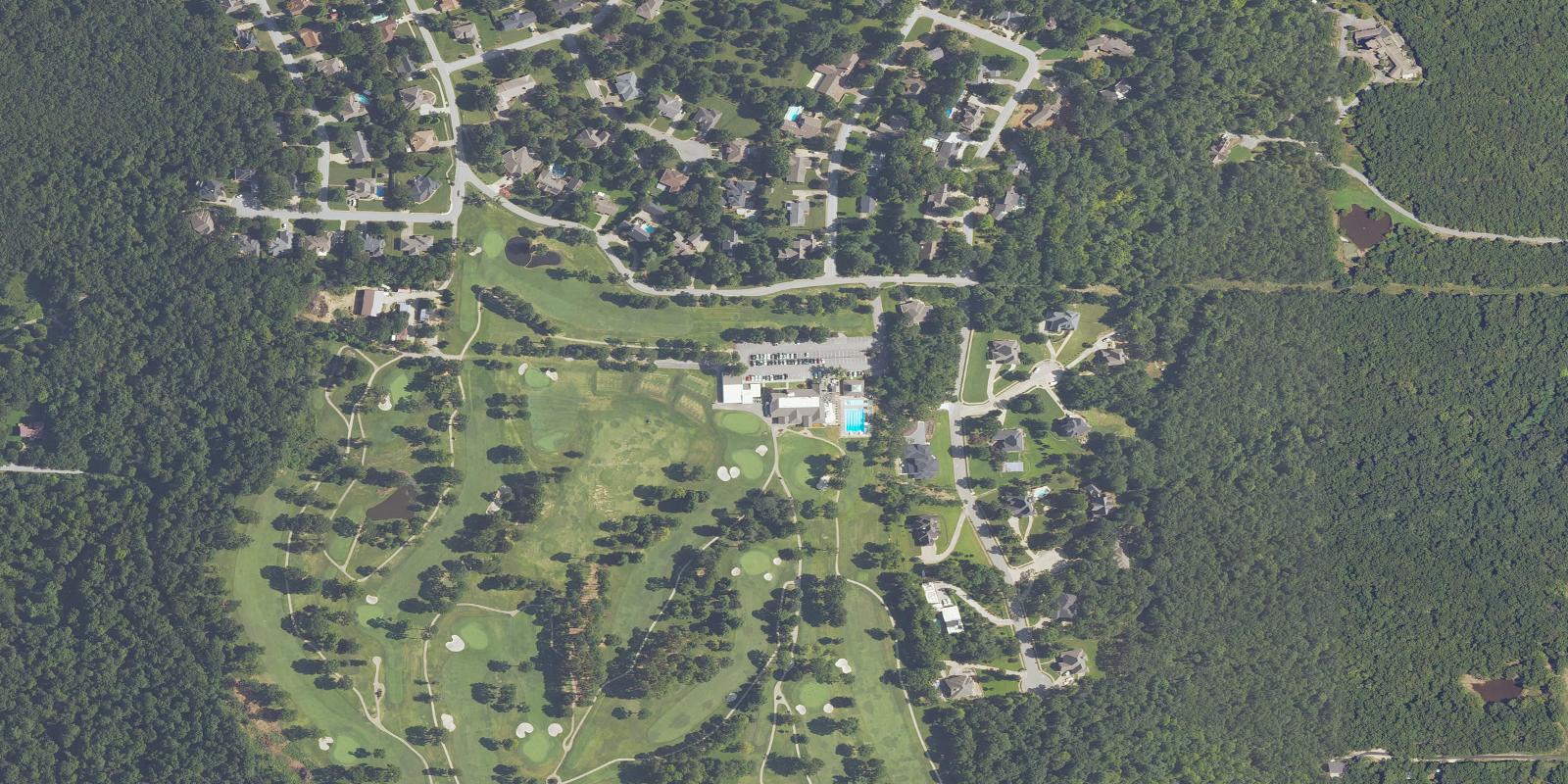 Satellite view of Fayetteville Country Club