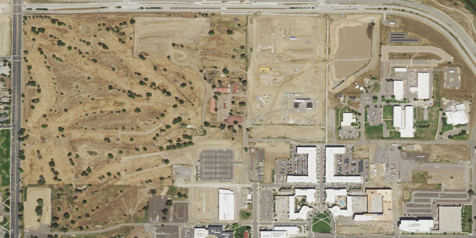 Satellite view of Fitzsimons Golf Course