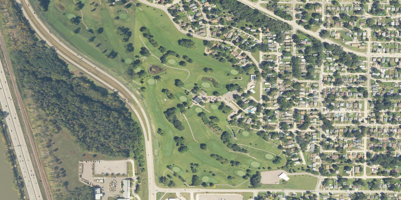 Satellite view of Floyd Park Golf Course