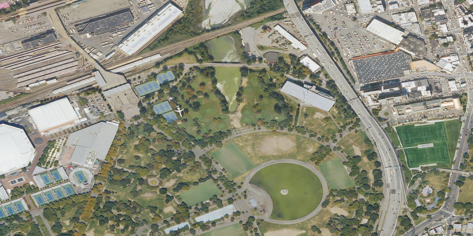 Satellite view of Flushing Meadows Pitch Putt