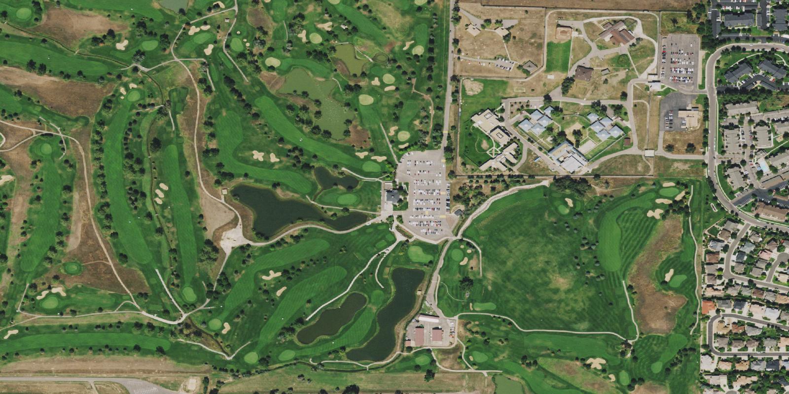 Satellite view of Foothills Golf Course - Foothills 1 Course
