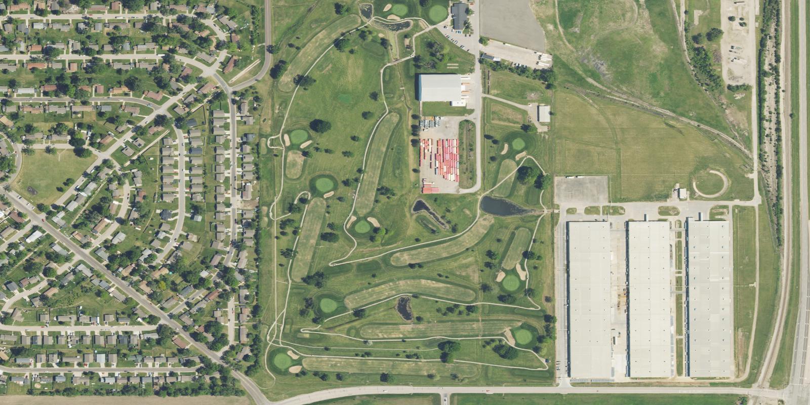 Satellite view of Forbes Public Golf Course