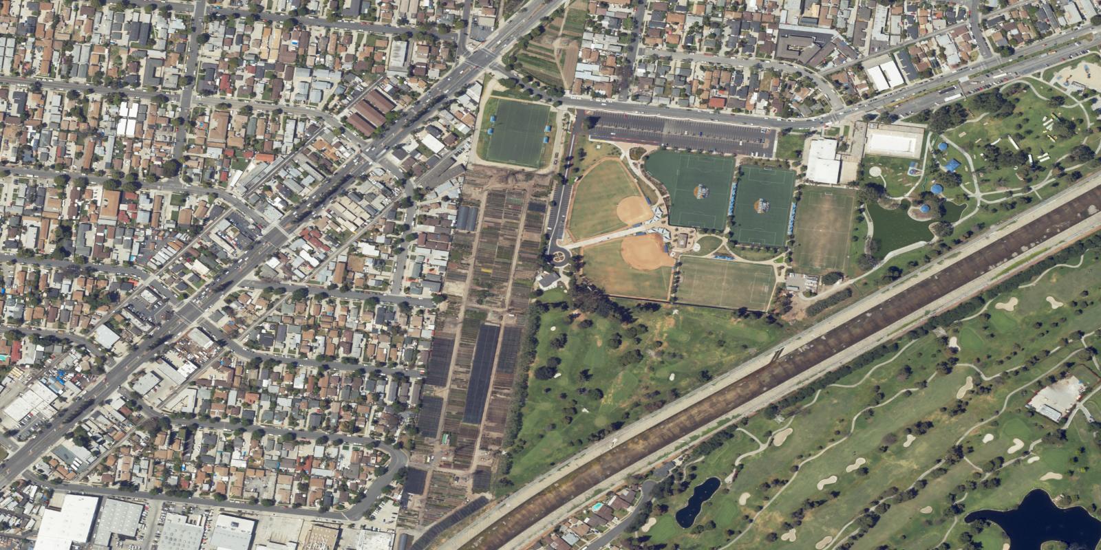 Satellite view of Ford Park Golf Course
