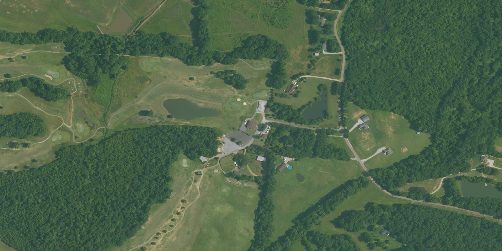 Satellite view of Forest Hill Golf Course