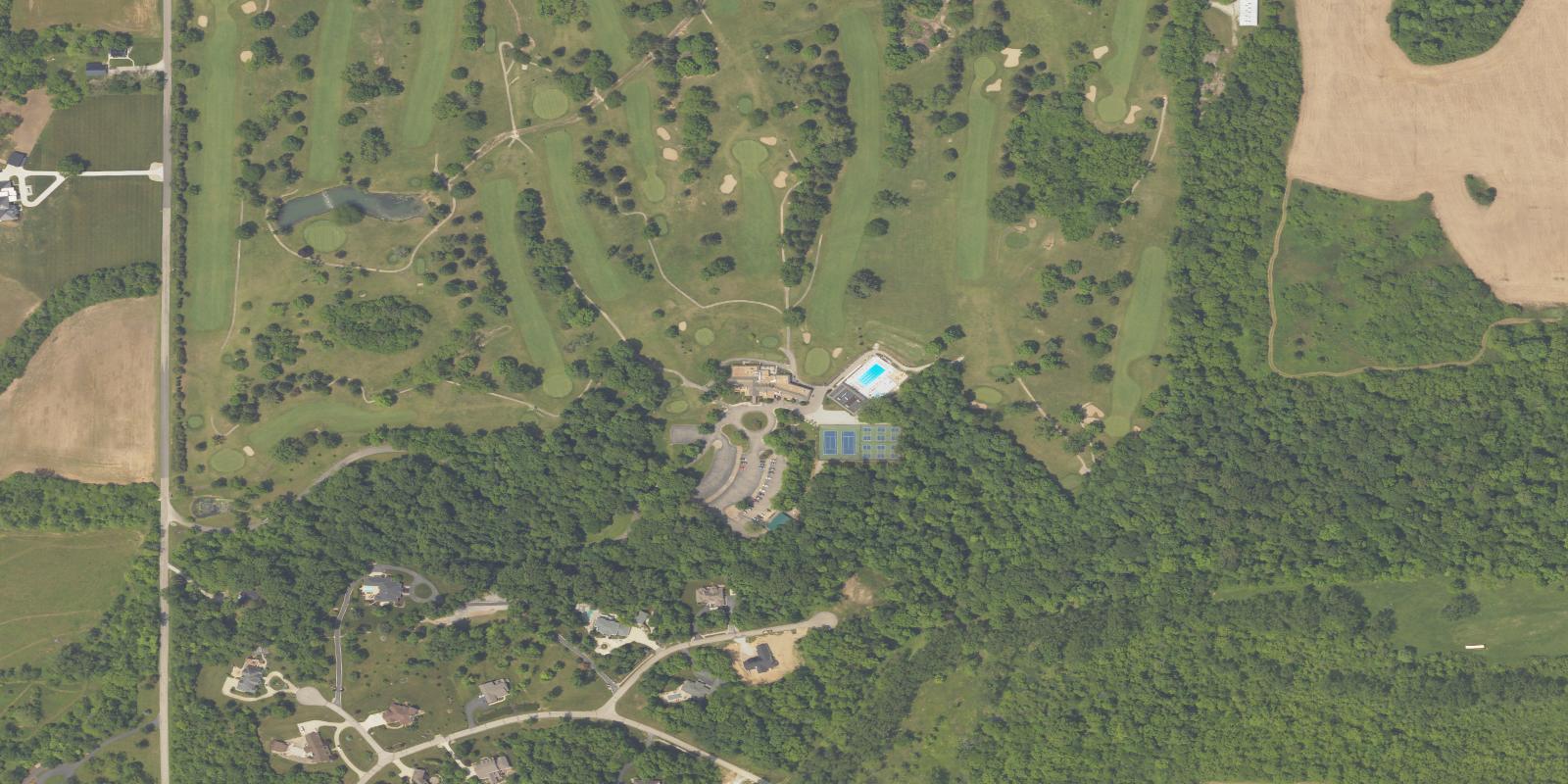 Satellite view of Forest Hills Country Club