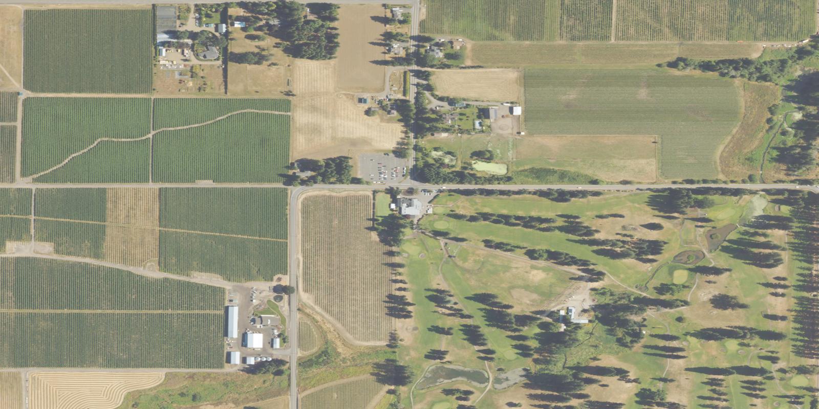 Satellite view of Forest Hills Golf Course