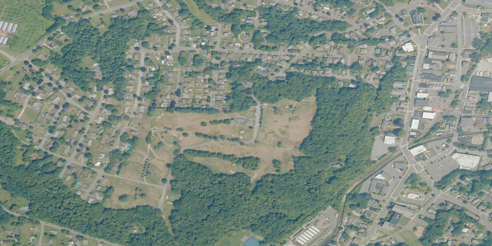 Satellite view of Forest Park Country Club