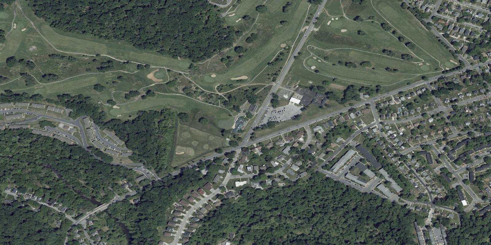 Satellite view of Forest Park Golf Course