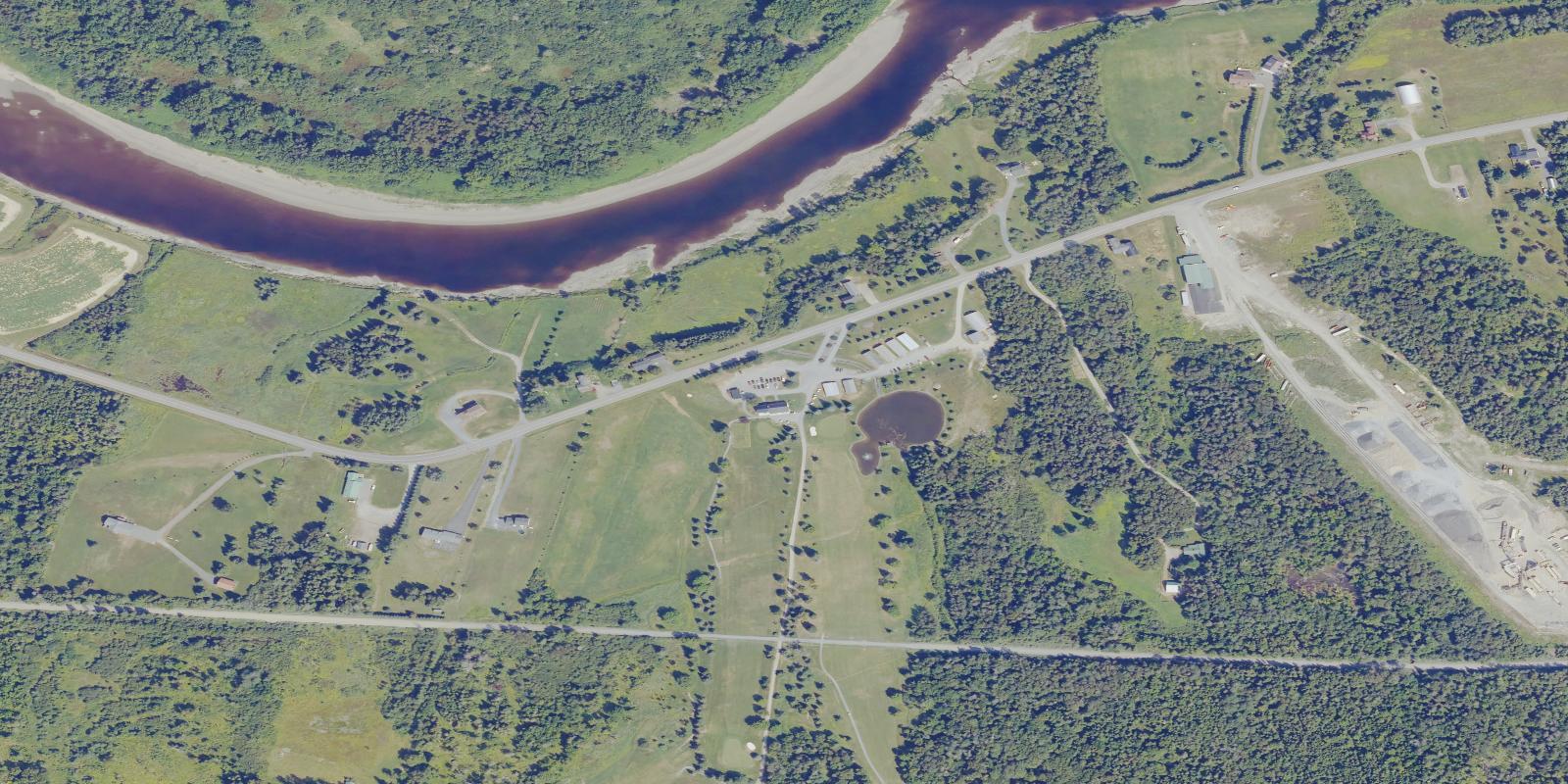 Satellite view of Fort Kent Golf Club