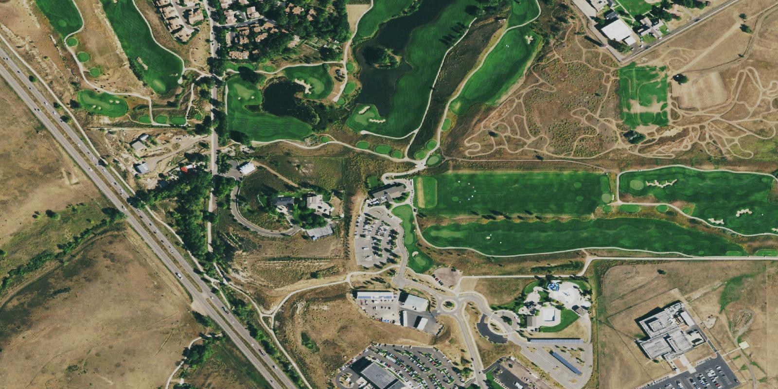 Satellite view of Fossil Trace Golf Club