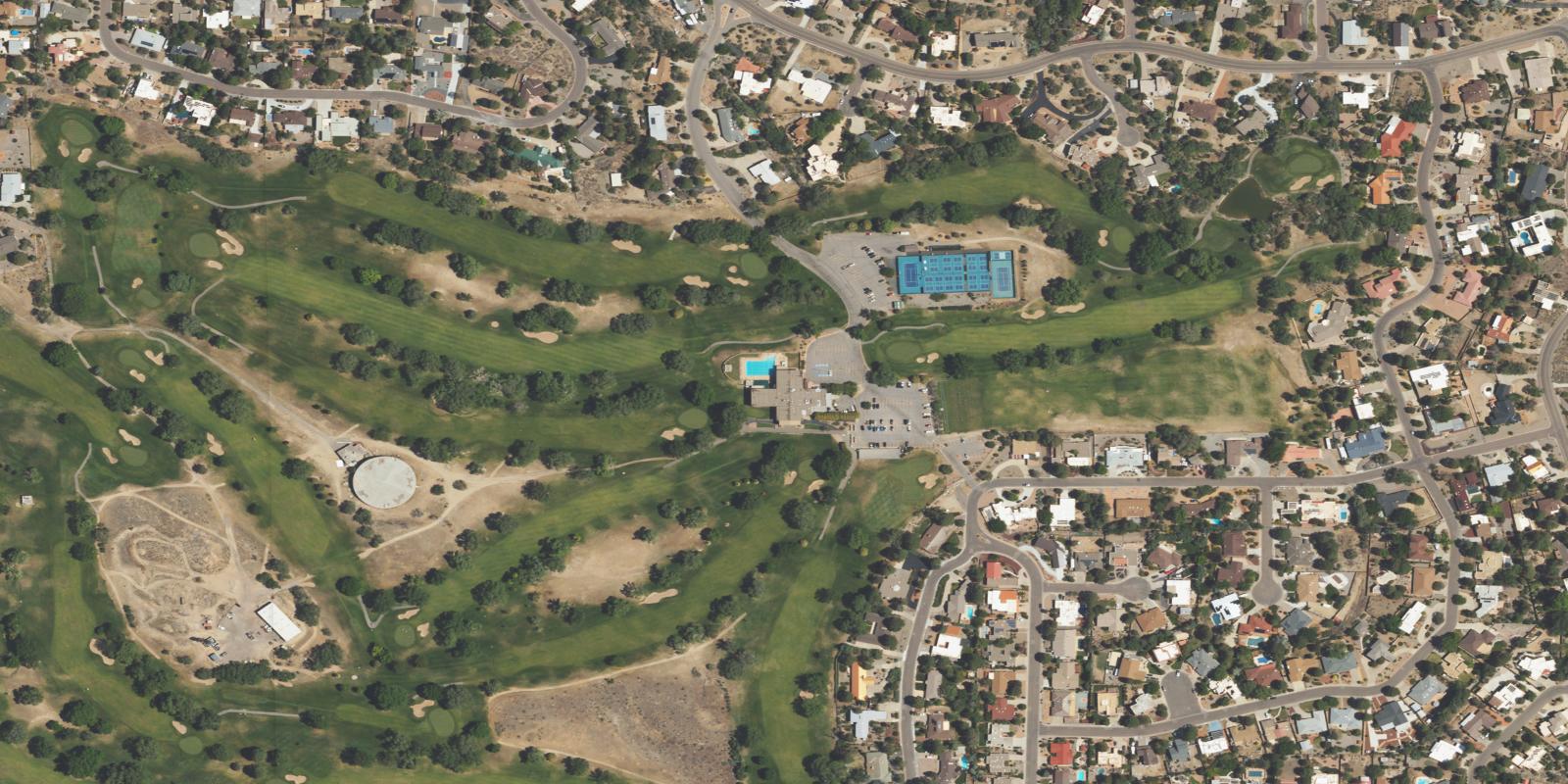 Satellite view of Four Hills Country Club