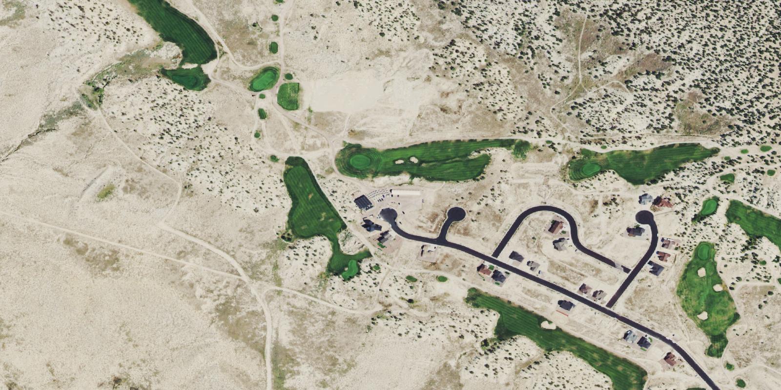 Satellite view of Four Mile Ranch Golf