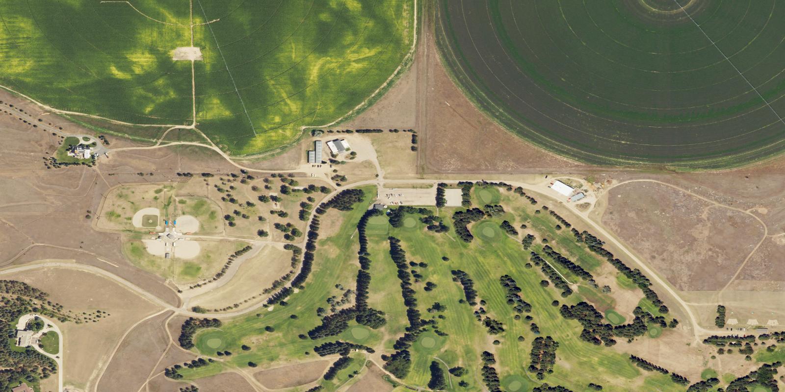 Satellite view of Four Winds Golf Course