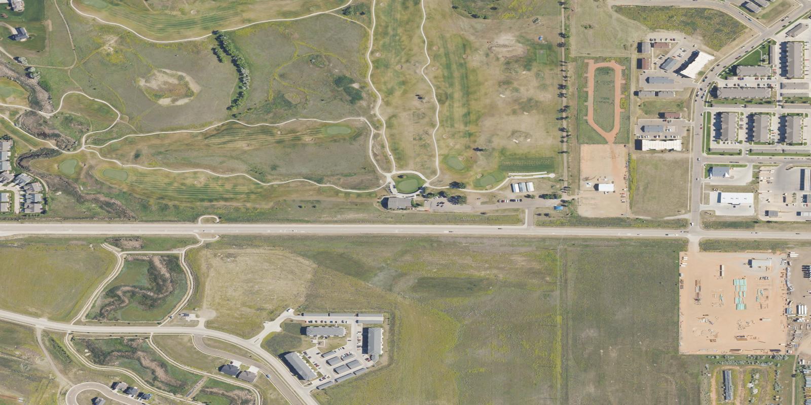 Satellite view of Fox Hills Golf and Country Club