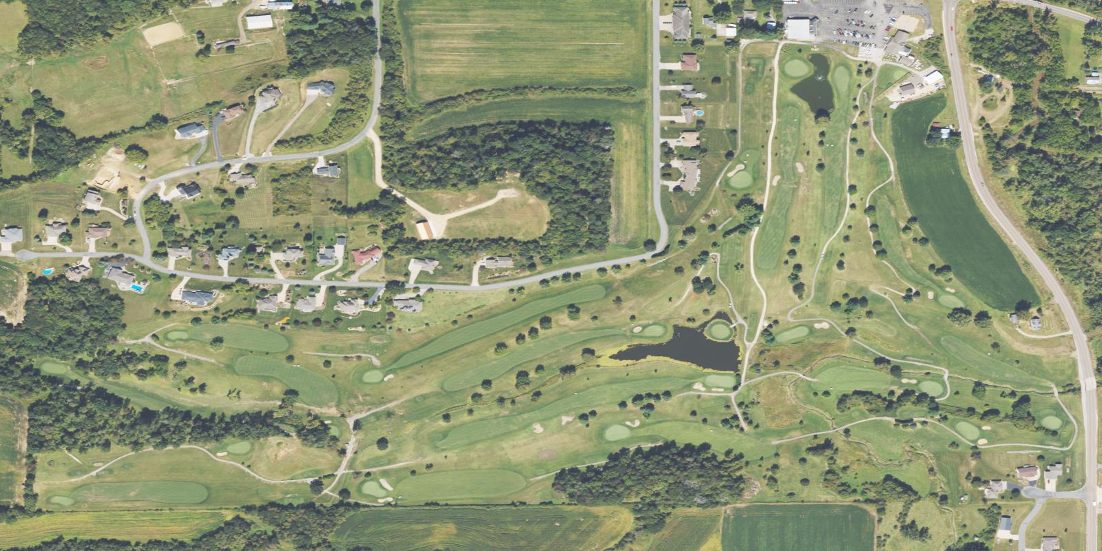 Satellite view of Fox Hollow Golf Course