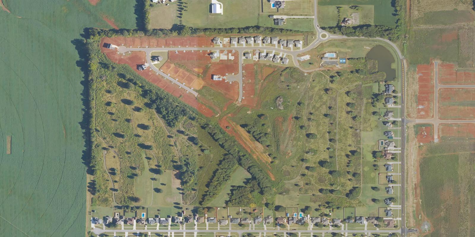 Satellite view of Fox Run Golf Course