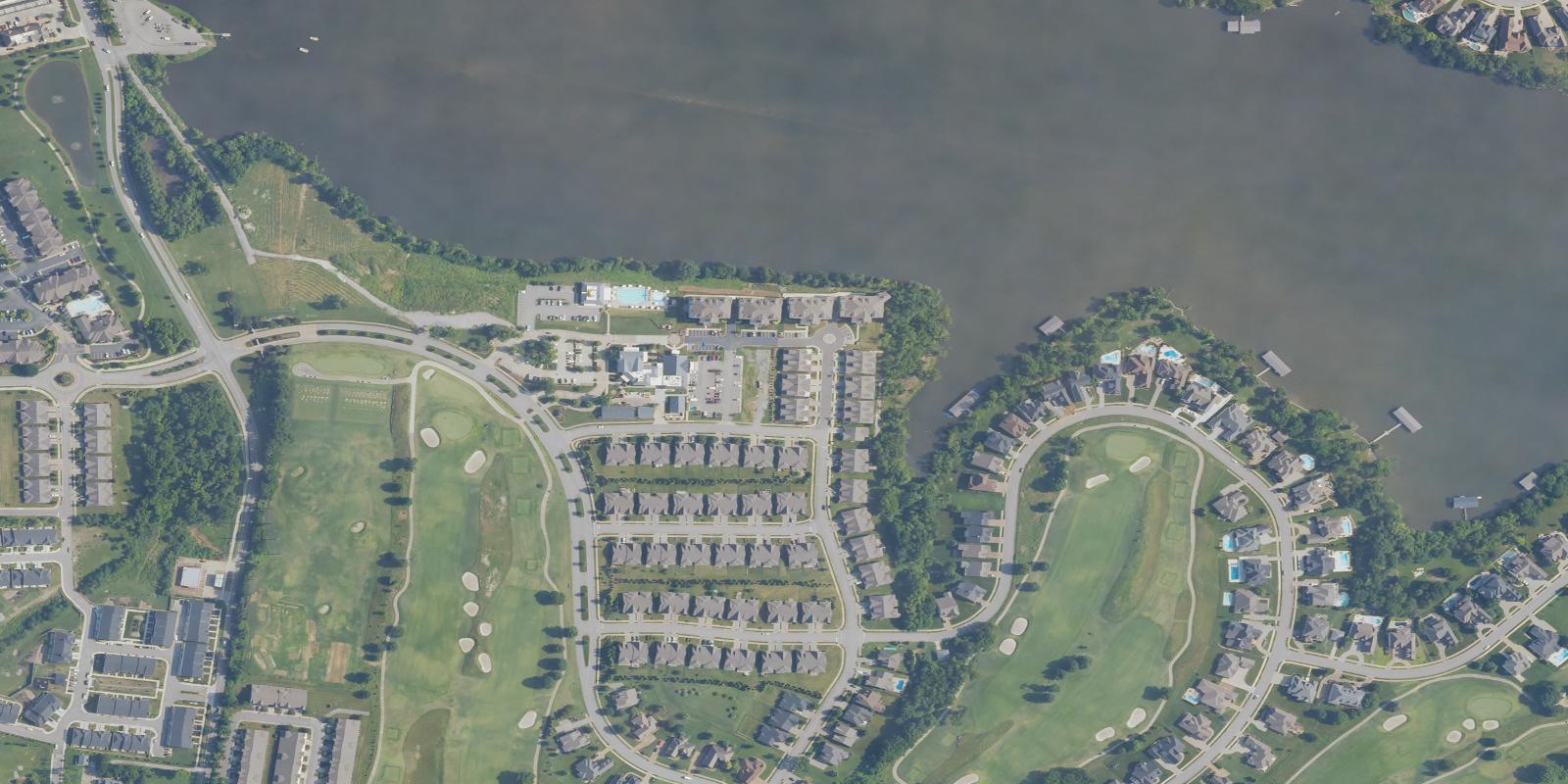 Satellite view of Foxland Harbor Golf and Country Club