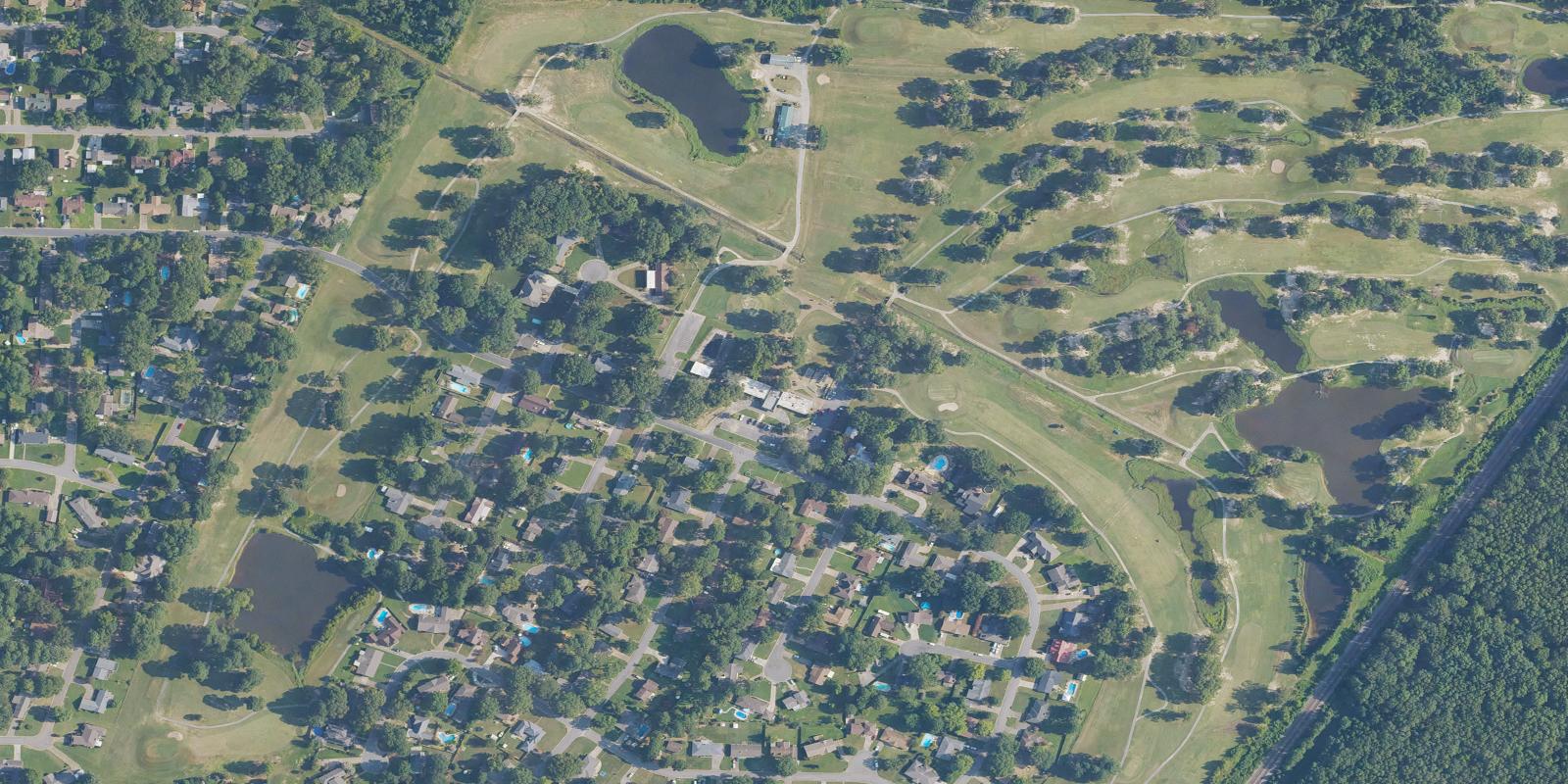 Satellite view of Foxwood Golf Club