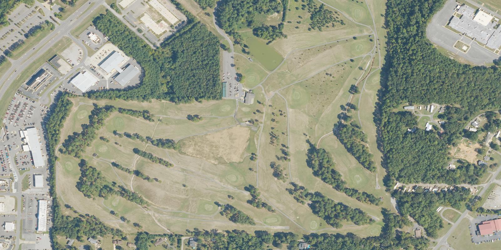 Satellite view of Frank House Municipal Golf Course