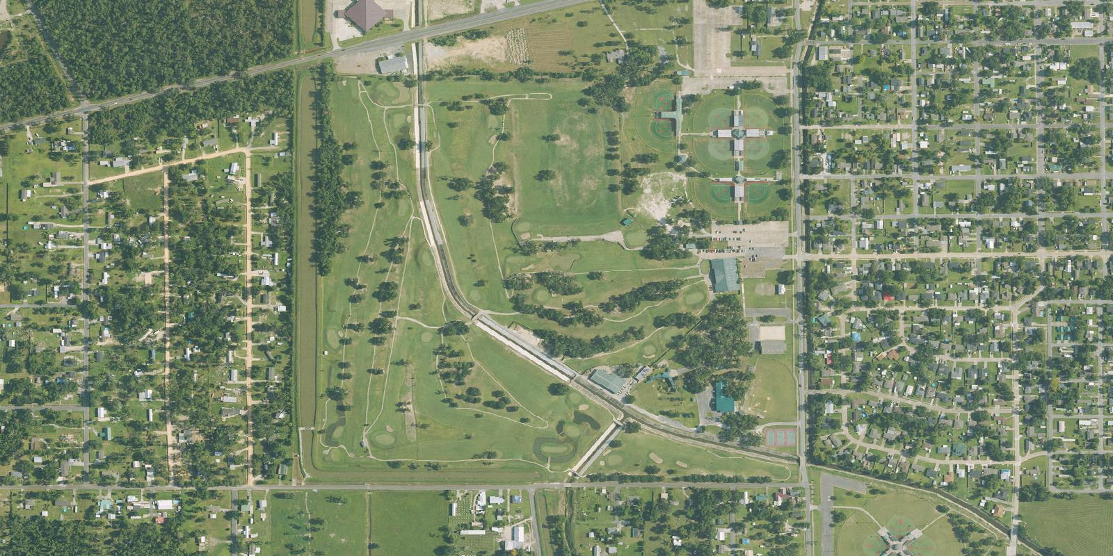 Satellite view of Frasch Park Golf Course