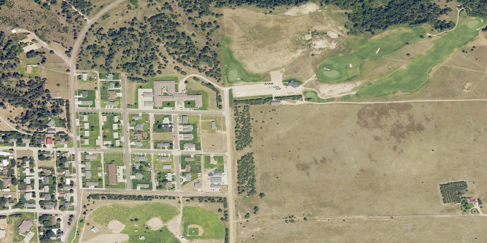 Satellite view of Frederick Peak Golf Club