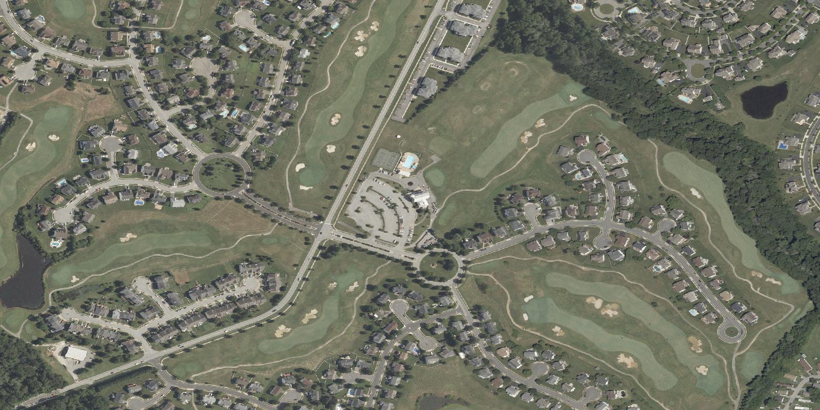 Satellite view of Frog Hollow Golf Club